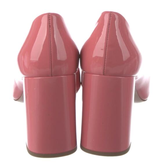 Prada patent leather block heel pink pumps - Picture 4 of 5